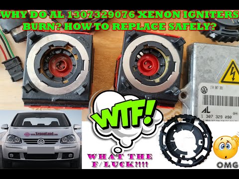 How to change the xenon D2S bulb at VW Golf 5 headlights without damaging the AL 1307329076 igniter?