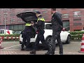 In het Rotterdamse Prins Alexander was donderdagmiddag veel politie op de been