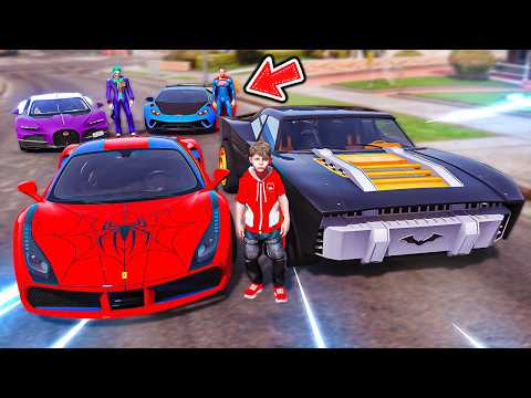 سرقنا سيارات الأبطال الخارقين 😱🔥!! | فلم قراند