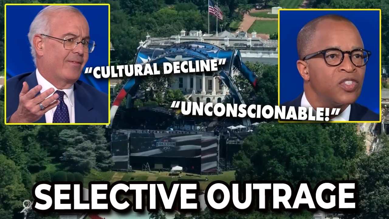 "Journalists" OUTRAGED at Trump "DEGRADING the culture" with UFC event at the WH