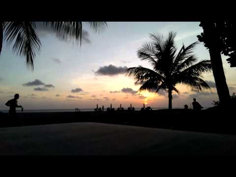 kuta time lapse on beach