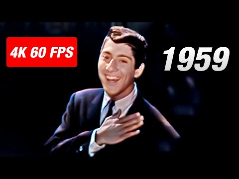 Paul Anka - Put Your Head On My Shoulder 1959 Live (Colorized 4K 60 fps)