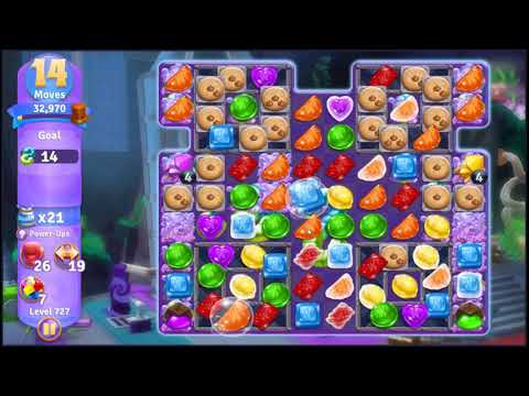 Wonka's World of Candy Level 727 - NO BOOSTERS + FULL STORY 🍫 | SKILLGAMING ✔️