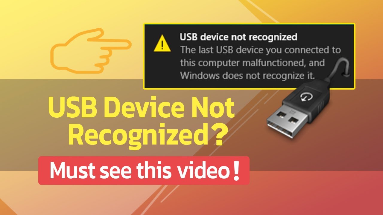 Video para arreglar que PC no reconoce USB