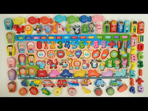 Best Toy Learning Video to Teach Food Names, Numbers, Colors and More for Toddlers and Kids!