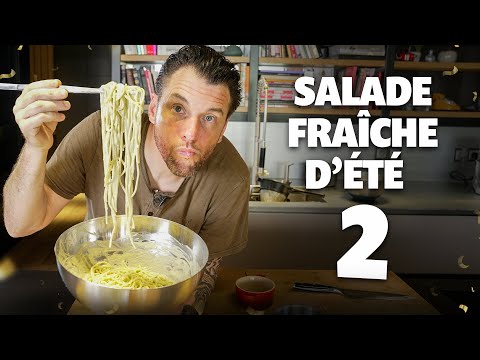 Cold Pasta Salad with Pea Pod Pesto and Burrata