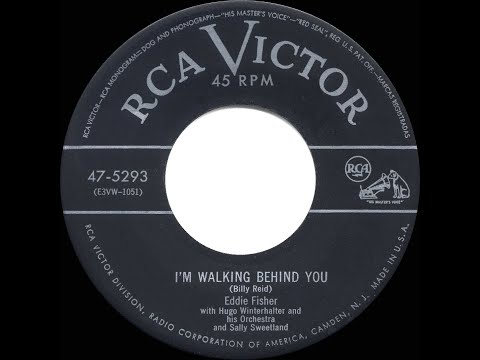 1953 HITS ARCHIVE: I’m Walking Behind You - Eddie Fisher (a #1 record)