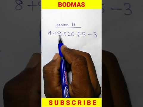 Bodmas rule, question | Bodmas ke niyam | addition, subtraction, multiplication, division togethe...
