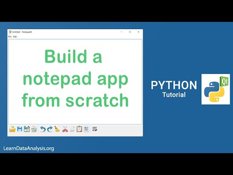 Building A Notepad Using Python And Pyqt5 Complete Tutorial