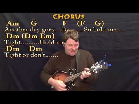 Hold Me Tight Or Don't (Fall Out Boy) Mandolin Cover Lesson in Am with Chords/Lyrics