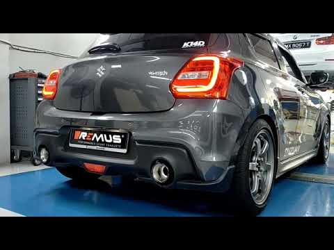 Remus Exhaust Systems Installed - Suzuki Swift Sport Hybrid 1.4 K14D Turbo