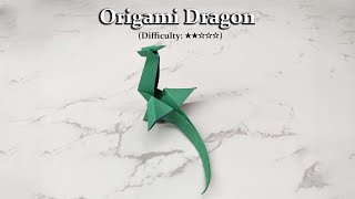 [DETAILED TUTORIAL] Origami Dragon- Fold a Cool and Easy Paper Dragon Step-by-Step!