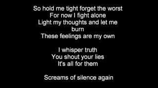 Never a Hero - Screams of Silence (Lyrics on screen)