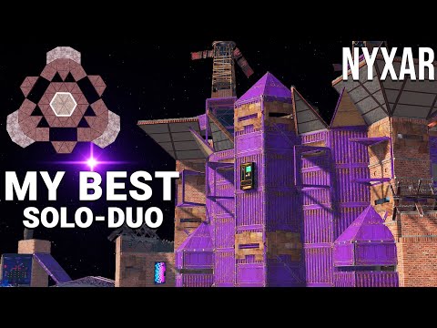 NYXAR - SOLO/DUO with 7 BUNKERS , HUGE SHELL & SMART TURRETS [rust base design]