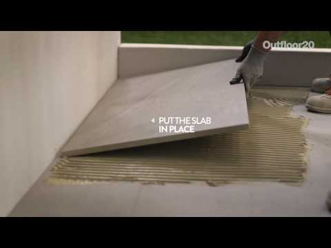 OUTFLOOR 20  - Laying on screed with adhesive