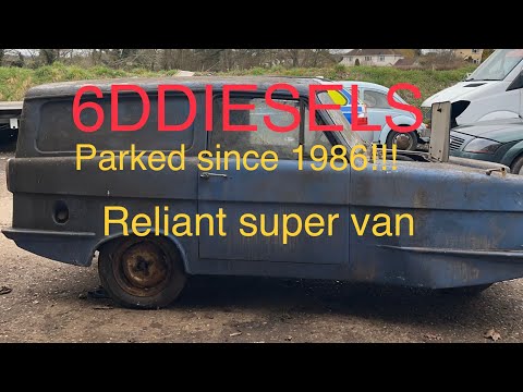 Reliant super van 3 parked since 1986…can we get it to start ???