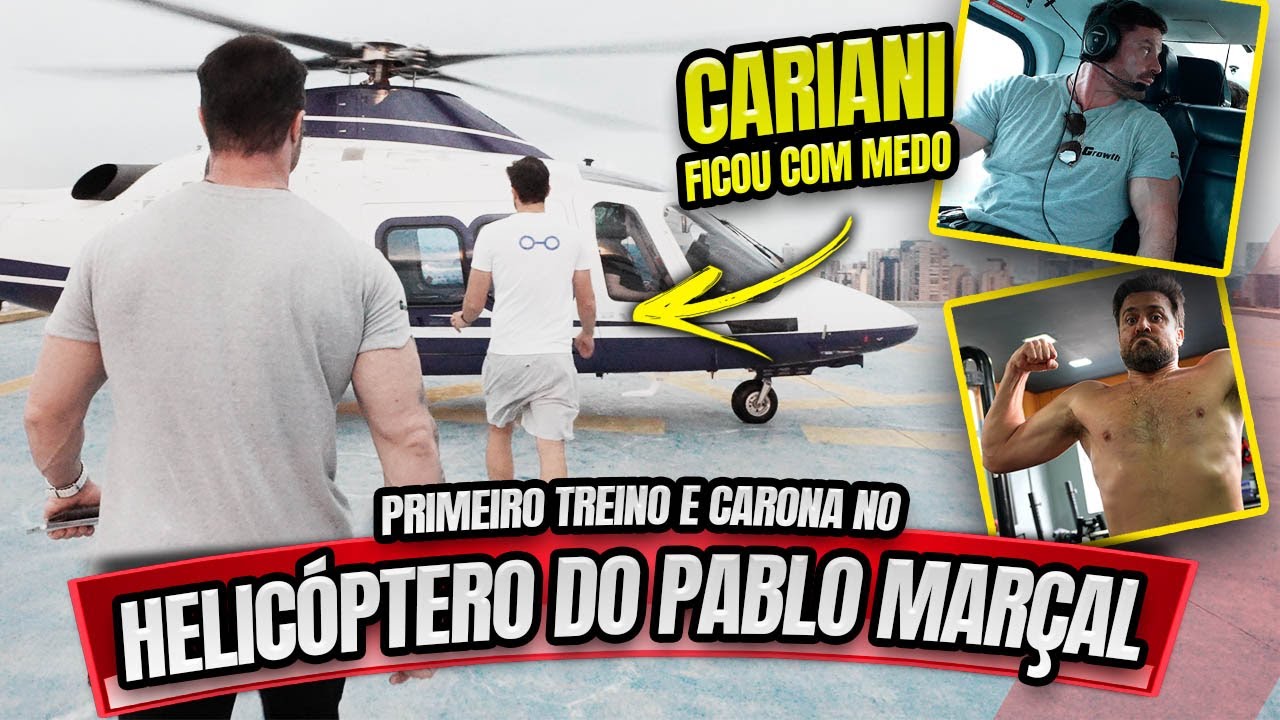 CARIANI FICOU COM MEDO DE ANDAR NO HELICÓPTERO COM O PABLO MARÇAL