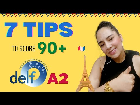 French DELF A2 | Exam preparation tips | Last minute prep | Score 90+ on your French exam 🇫🇷