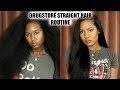 KELSEY'S DRUGSTORE STRAIGHT HAIR ROUTINE | On Naturally Curly Hair