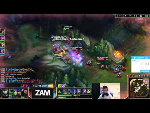 [Ranked 5s] C9 Hai / TheOddOne / Chauster / Wingsofdeathx / One Called Saint - Rengar Gameplay