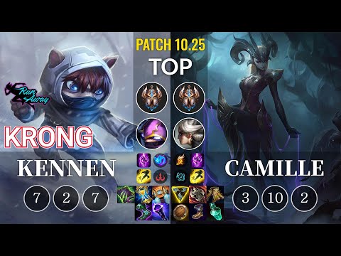RNW KronG Kennen vs Camille Top - KR Patch 10.25