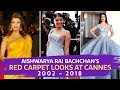 Aishwarya Rai's Red Carpet Looks at Cannes from 2002 -2018 | Fashion | Cannes 2018 | Bollywood