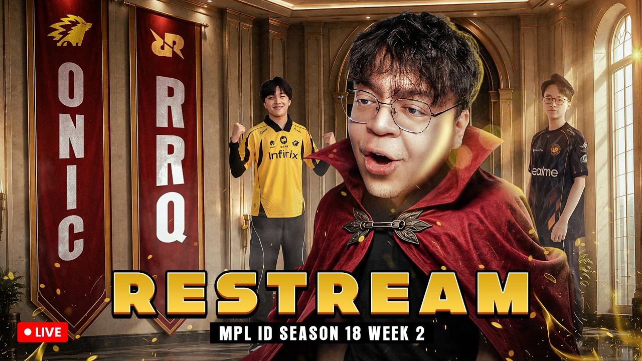 ⚔️ RESTREAM ONIC INDONESIA VS RRQ RAJA DARI SEGALA RAJA ⚔️ TOP UP DI OURASTORE.COM