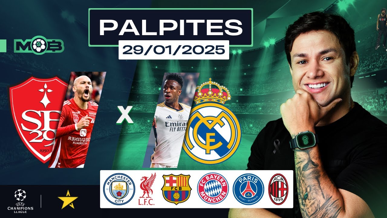 PALPITES DE FUTEBOL PARA O DIA 29 01 2025 + BILHETE PRONTO (QUARTOU NO MUNDO BET)