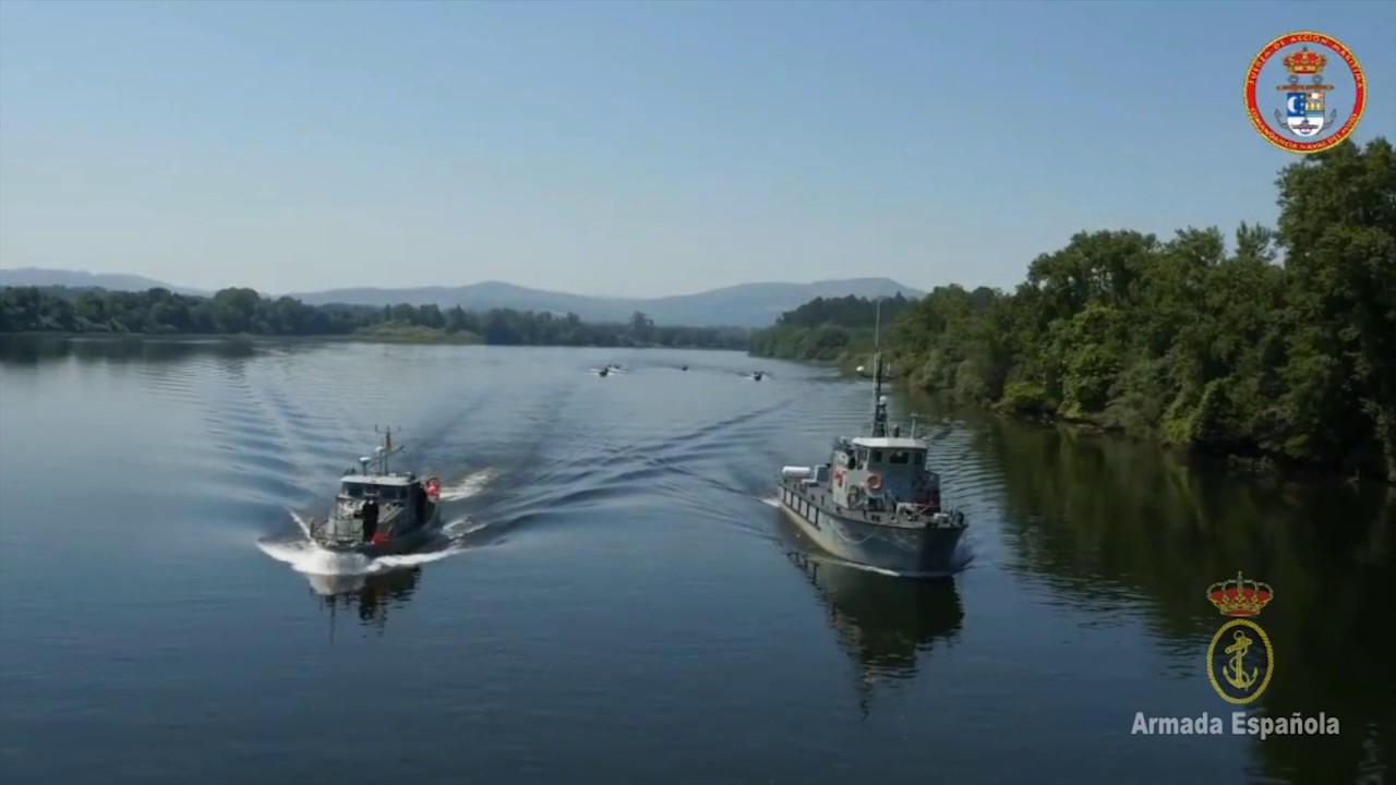 La Armada cuenta en el Río Miño con una Comandancia Naval y el Patrullero 