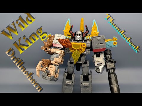 Chuck's Reviews Transformers Wild King Drillnohorn and Thunderbeak