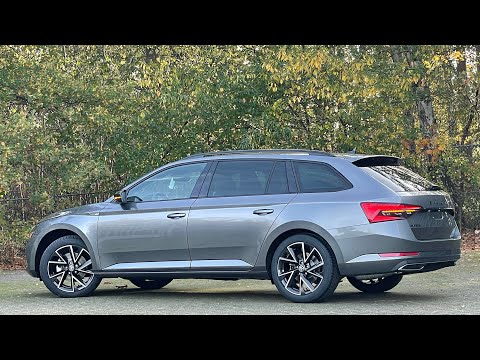 Skoda NEW Superb Sportline 2023 in 4K Graphite Grey Metal 18 inch Vega Walk around & detail inside