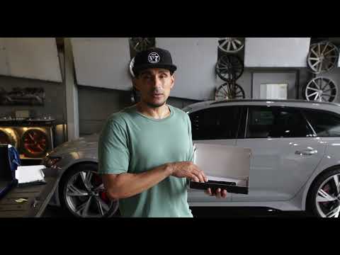 How to lower your Audi RS6 Avant  in 15 minutes using GhostLinks Lowering Links!