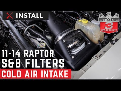 2011-2014 F150 Raptor 6.2L S&B Cold Air Intake Kit Install