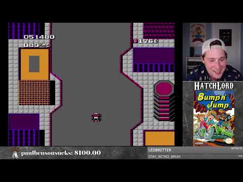 Bump N Jump (NES) Complete Playthrough - Hatchlord