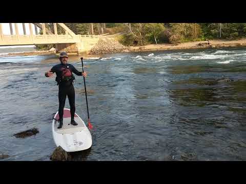 Video review of Body Glove Siroko 4/3mm Slant Zip wetsuit at Blue Hill Falls, Maine.