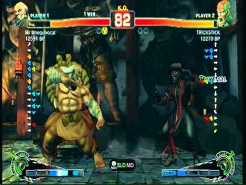 MrUnequivocal (Gouken) vs TRICKSTICK (Dhalsim)