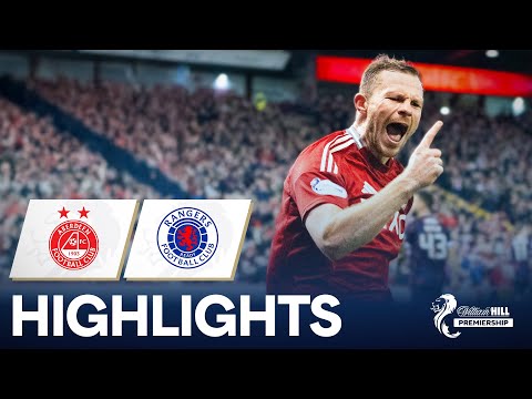 Aberdeen 2-1 Rangers | Aberdeen Extend undefeated Streak! | William Hill Premiership