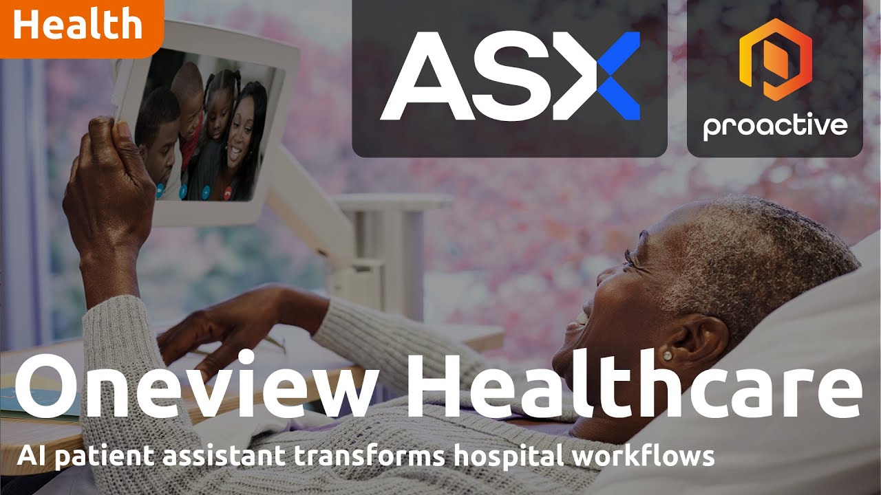 Oneview Healthcare CEO on boosting patient care efficiency with AI - ASX SMIDcaps Conference