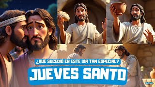 Download lagu Holy Thursday for Children 🌿The Last Supper and the Eucharist Explained | Holy Week mp3