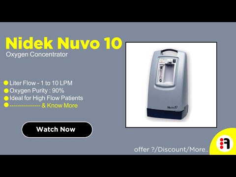 Nidek Nuvo 10 oxygen concentrator 10 lpm | Review, Best Oxygen Concentrator @ best Price in India