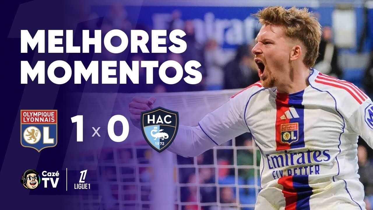 MELHORES MOMENTOS: LYON 1 X 0 LA HAVRE | LIGUE 1 2025/2026 | 16ª RODADA