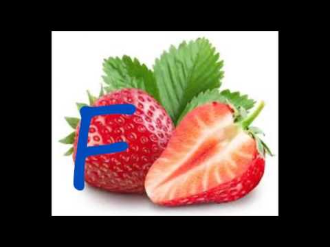 l'alfabeto della frutta e la verdura
