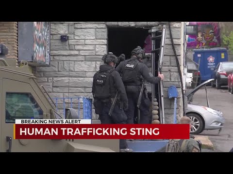 Human trafficking sting