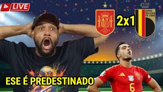 REACT AO VIVO ESPANHA 2X1 BÉLGICA l COPA do MUNDO l QUARTAS de FINAL