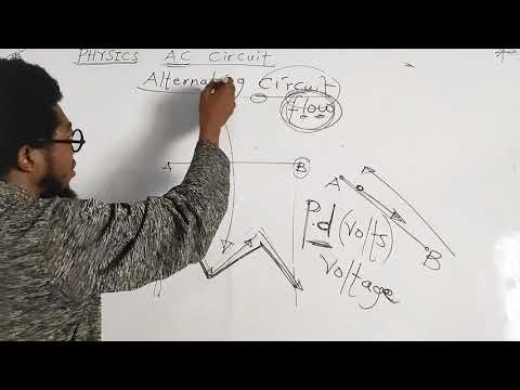 Simple AC circuit, determination of impedance and total voltage using vector diagram