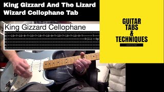 King Gizzard and the Lizard Wizard Cellophane Guitar lesson with tabs