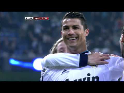 Golazo de Ronaldo (1-0) en el Real Madrid - Celta de Vigo - HD