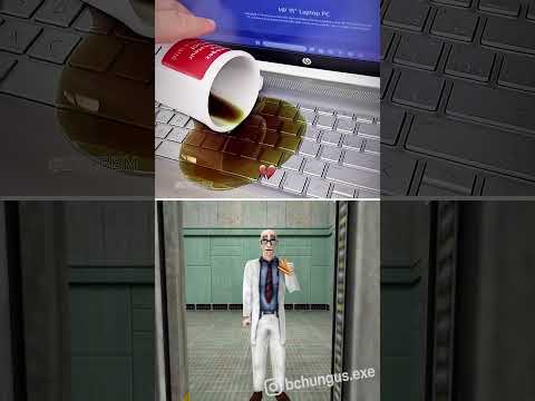 POV: You spill a coffee cup on your laptop 😭 #animation #meme #halflife #viral #memetiktok