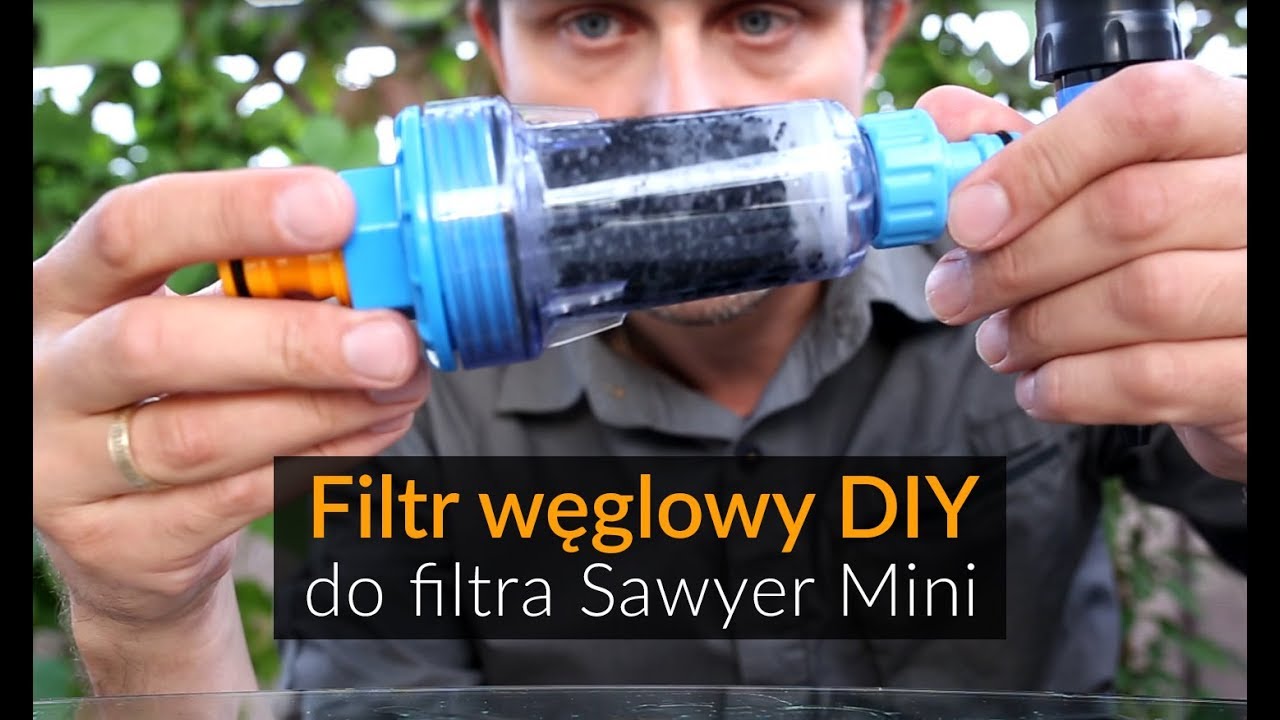 Moduł filtracji chemicznej DIY jako uzupełnienie filtra Sawyer Mini