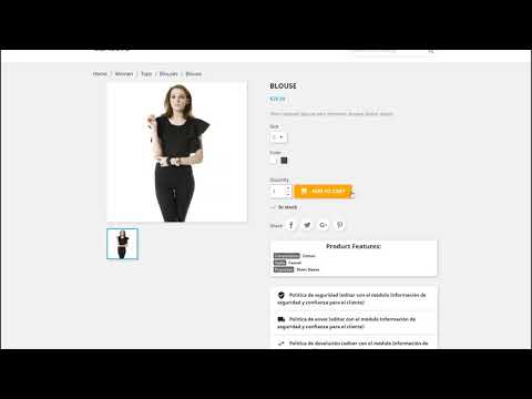 Product Features - PrestaShop module